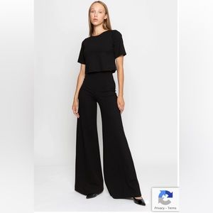 Ripley Rader Black Ponte Wide Leg Pants